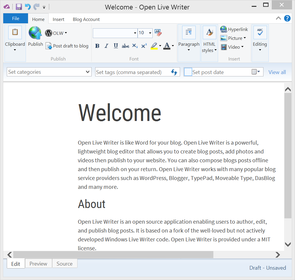 download windows live writer offline installer